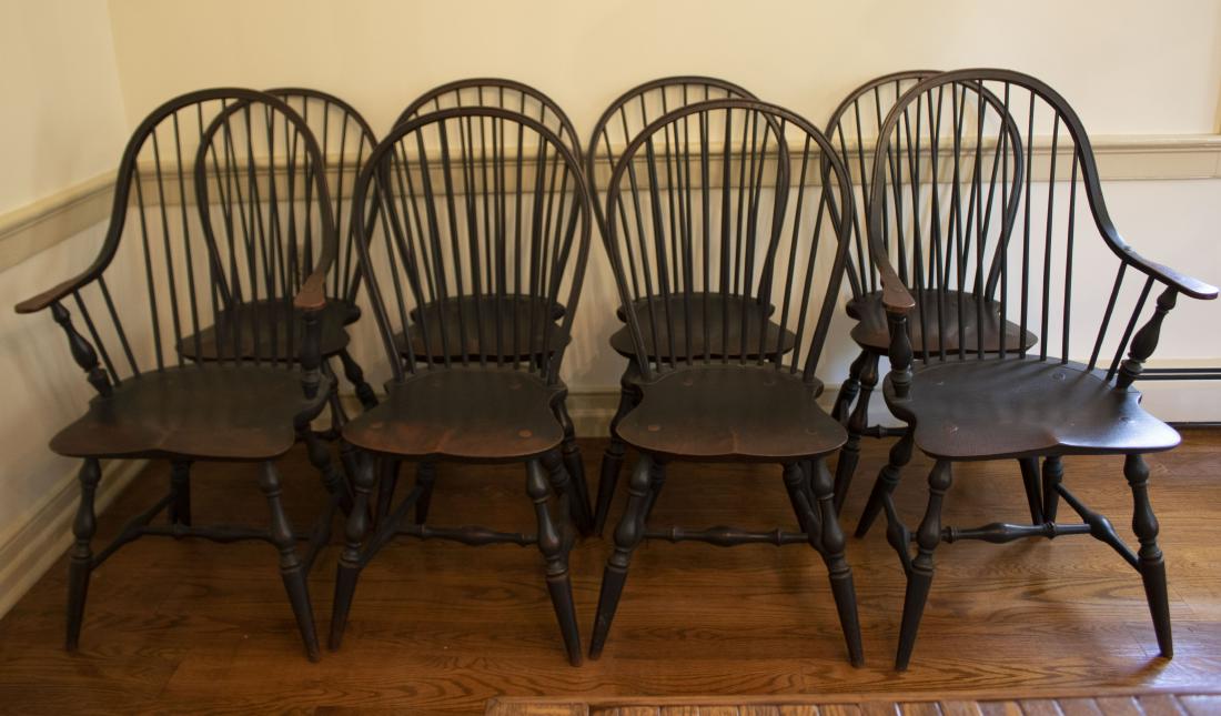 Set 8 Windsor Chairs (1 of 3)