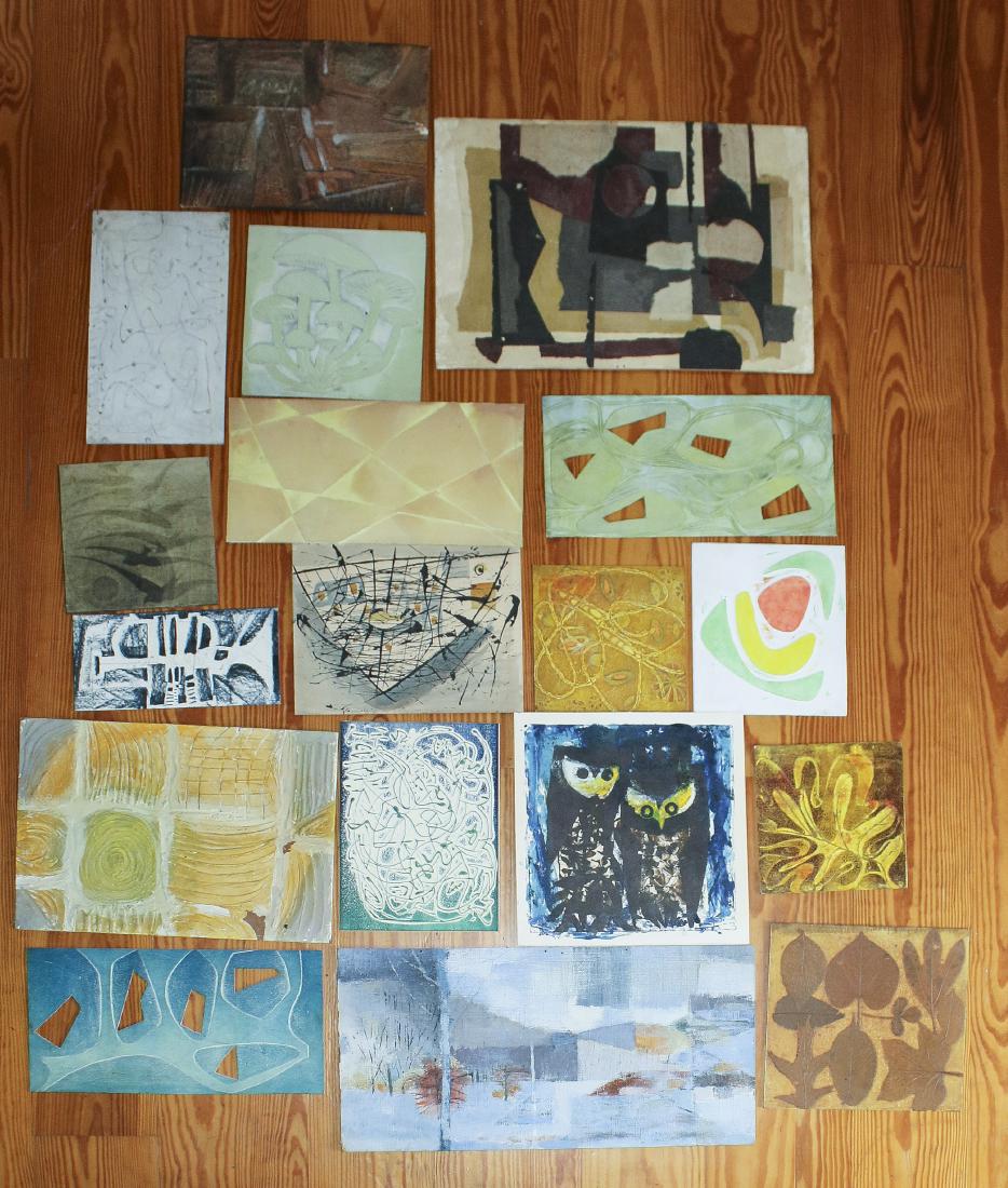 18 Pearce Bates Print Blocks and Originals (1 of 1)