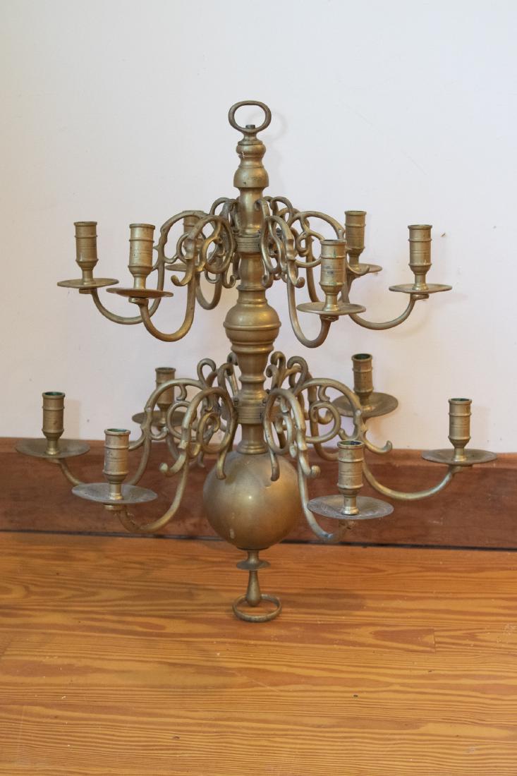 Brass Candelabra Chandelier