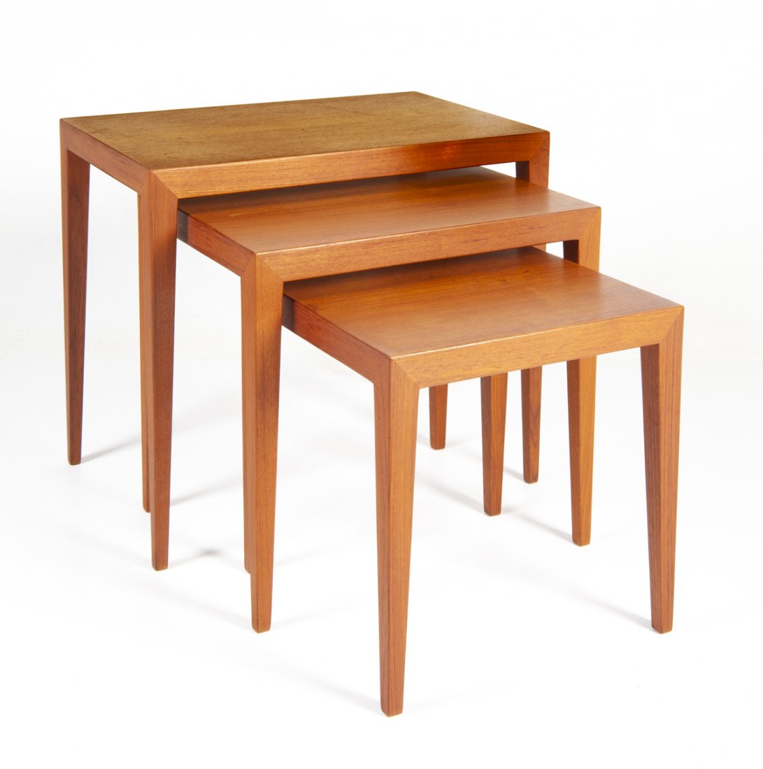 Set of Danish Modern Teak Nesting Tables (1 of 3)