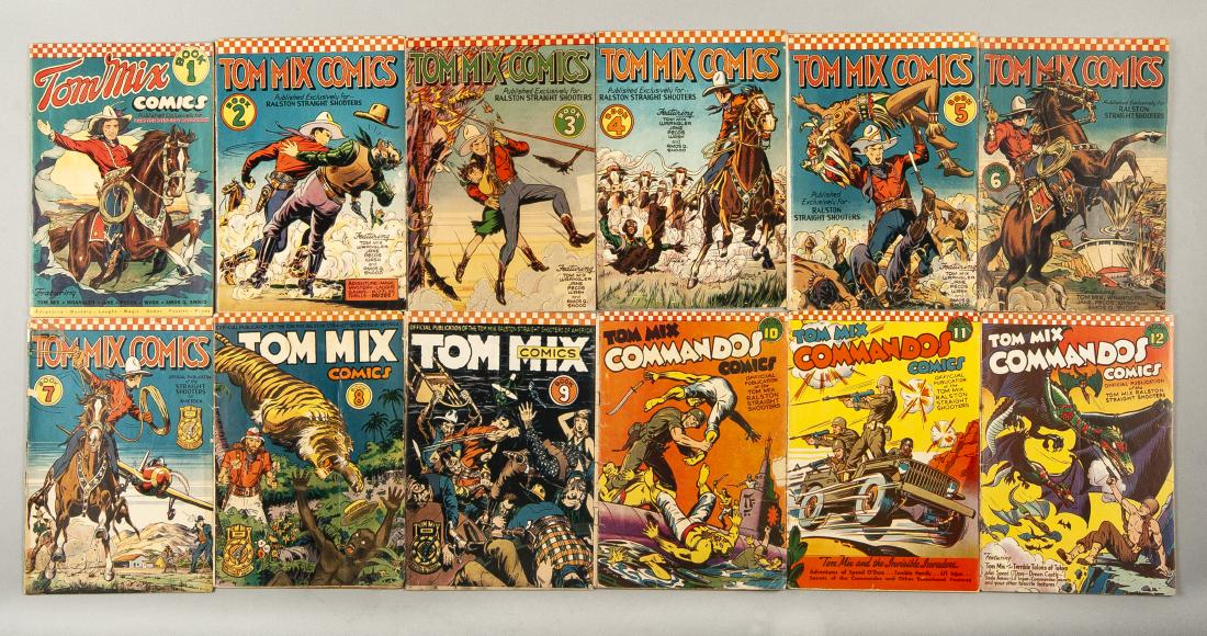 Tom Mix Comics Entire Run of 12 Issues (1 of 5)