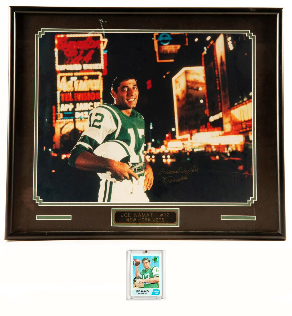 Joe Namath Signed Photograph (1 of 7)