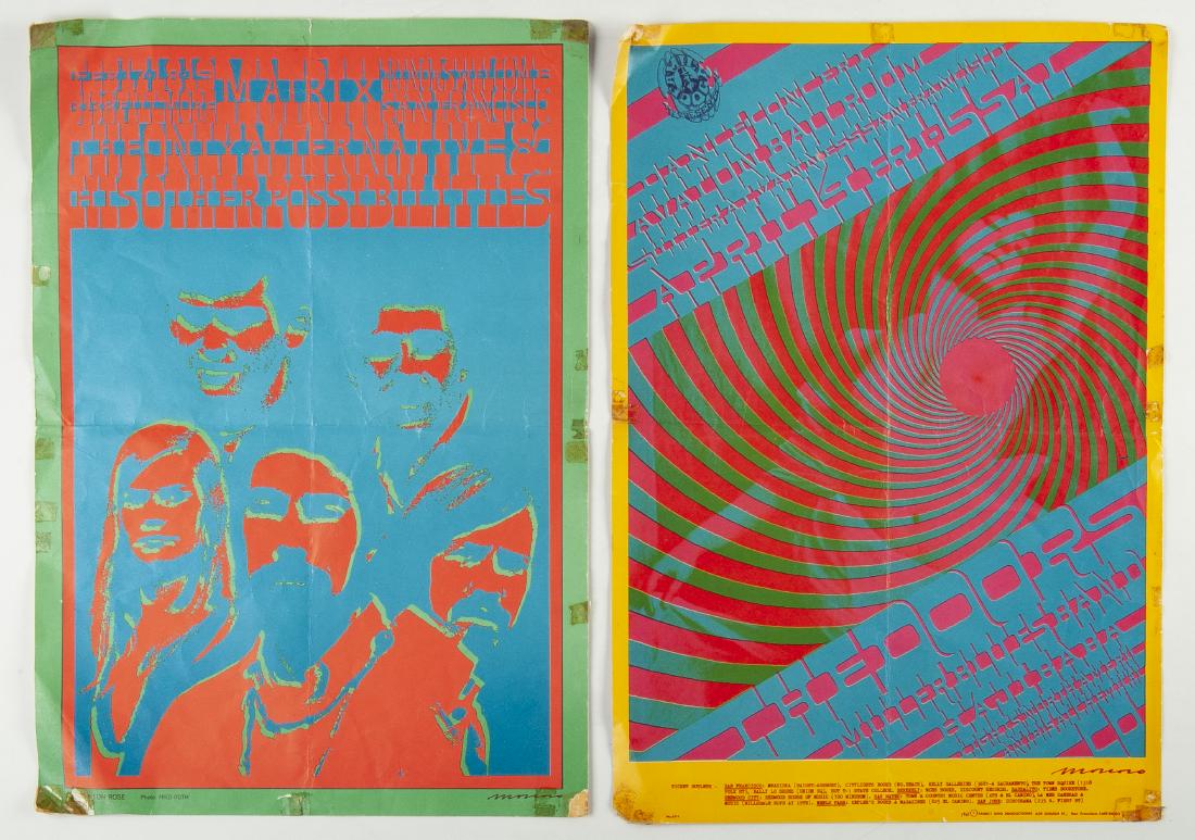 2 1967 Concert Posters Incl The Doors (1 of 9)