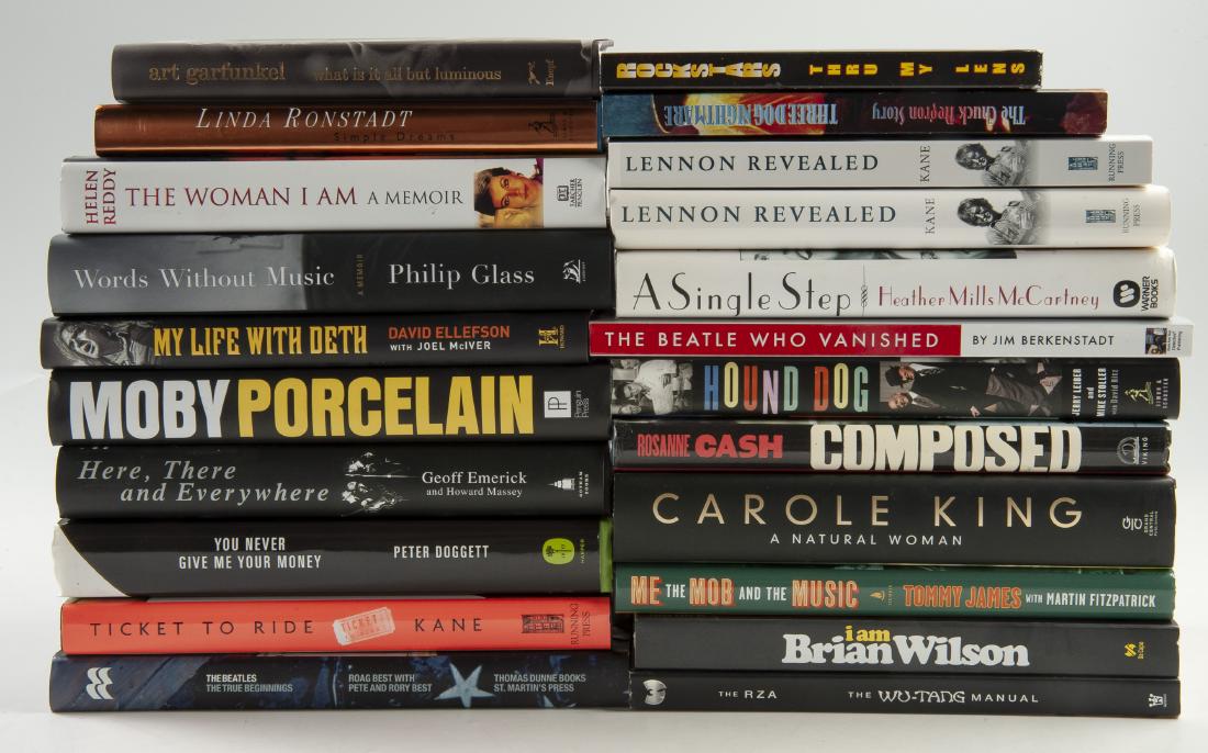 22 Books About Musicians, All Signed (1 of 1)