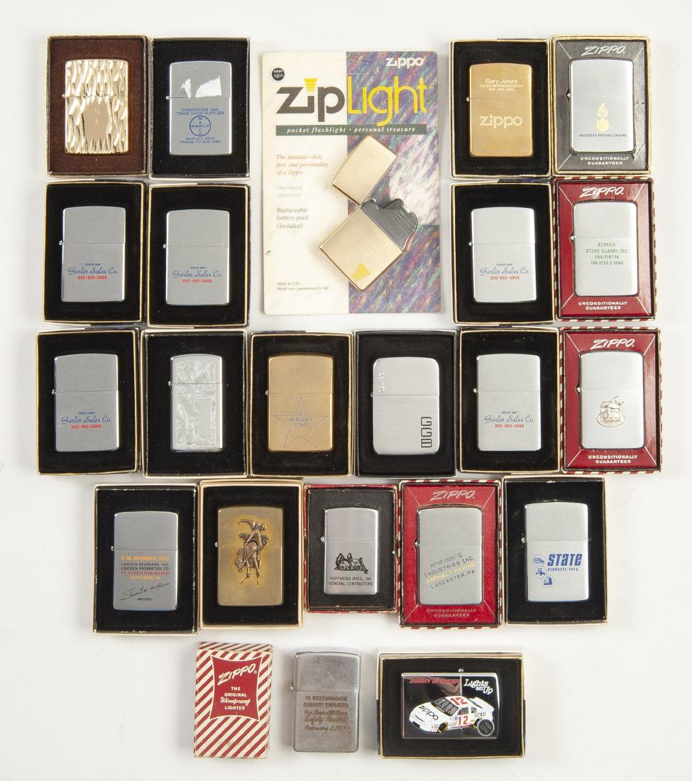 22 Zippo Lighters in OBs (1 of 1)