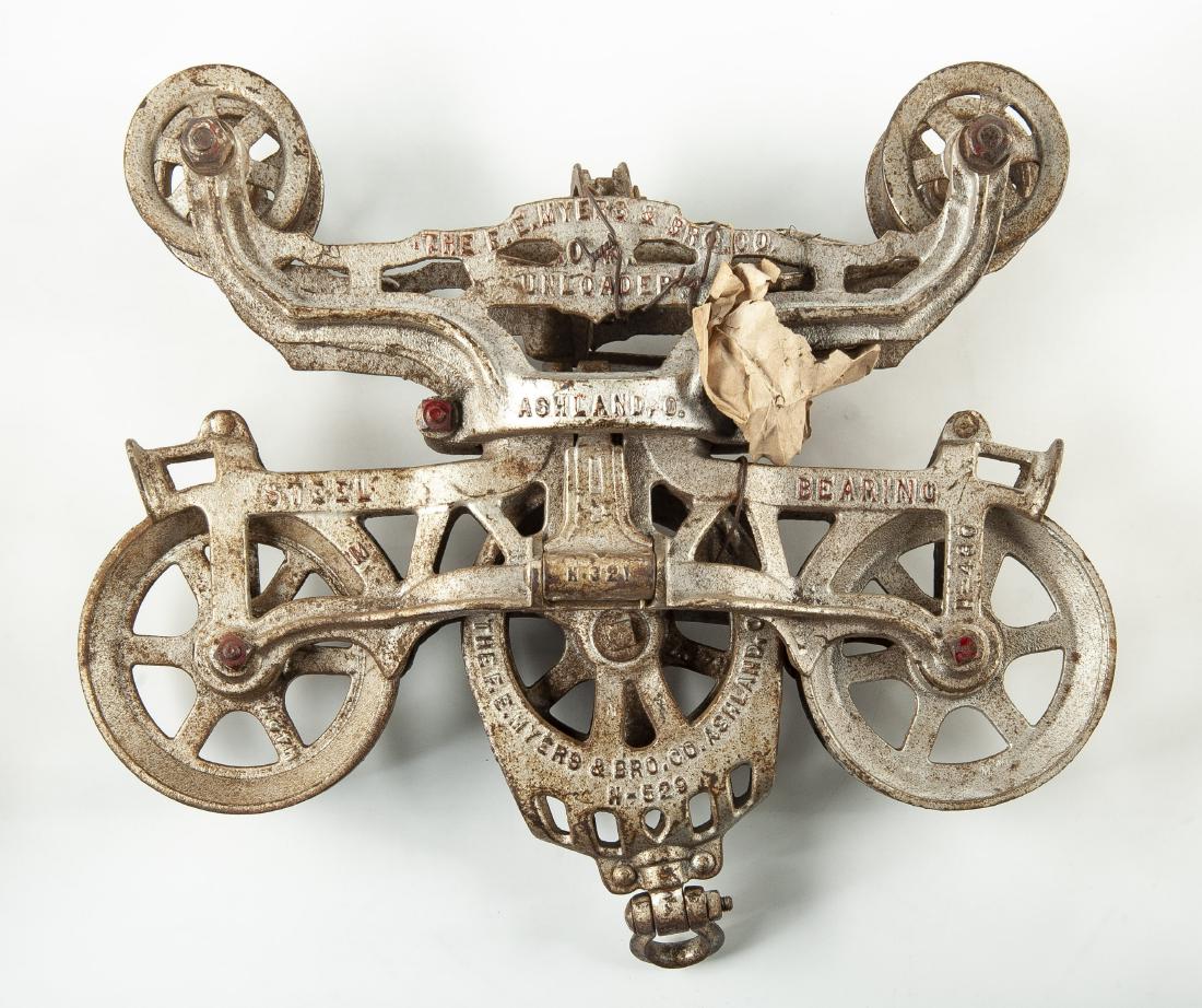 F.E. Myers O.K. Unloader Cast Iron Hay Carrier (1 of 6)