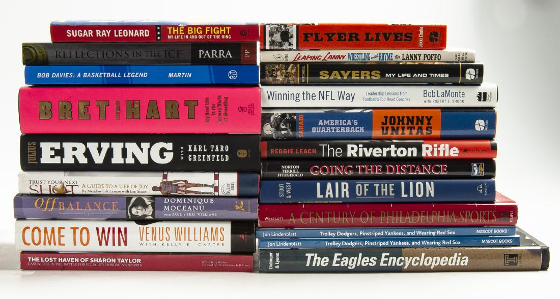 21 Signed Sports Books (1 of 1)