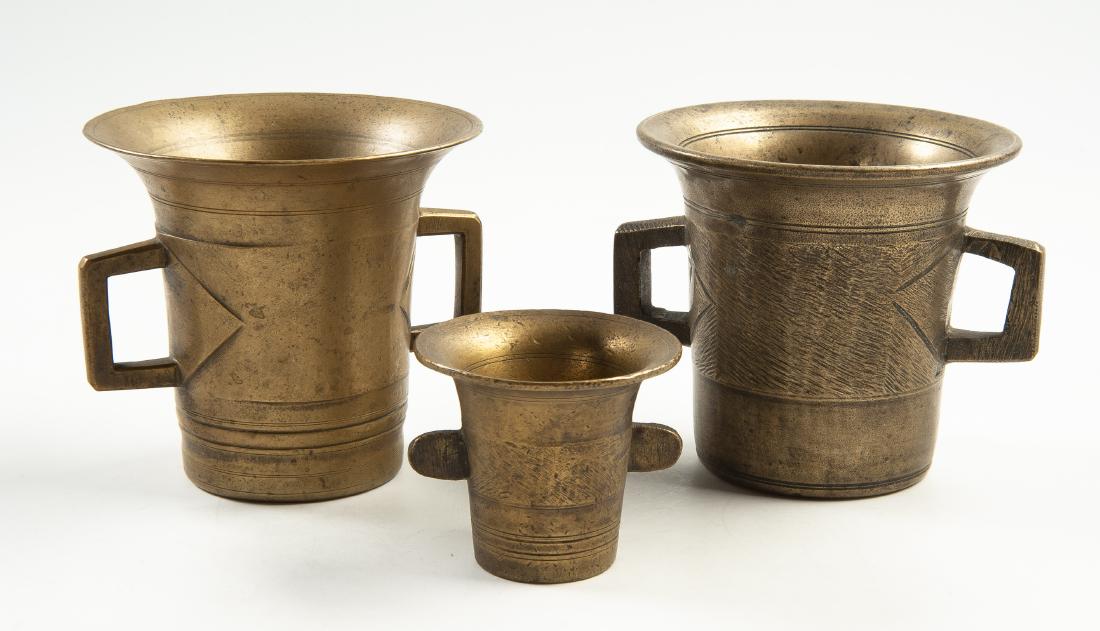 3 Brass Mortars (1 of 1)