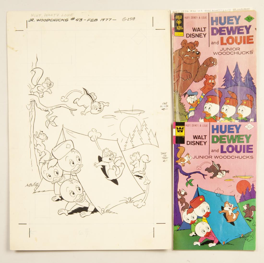 Huey, Dewey & Louie Comics & Orig Cover Art (1 of 6)