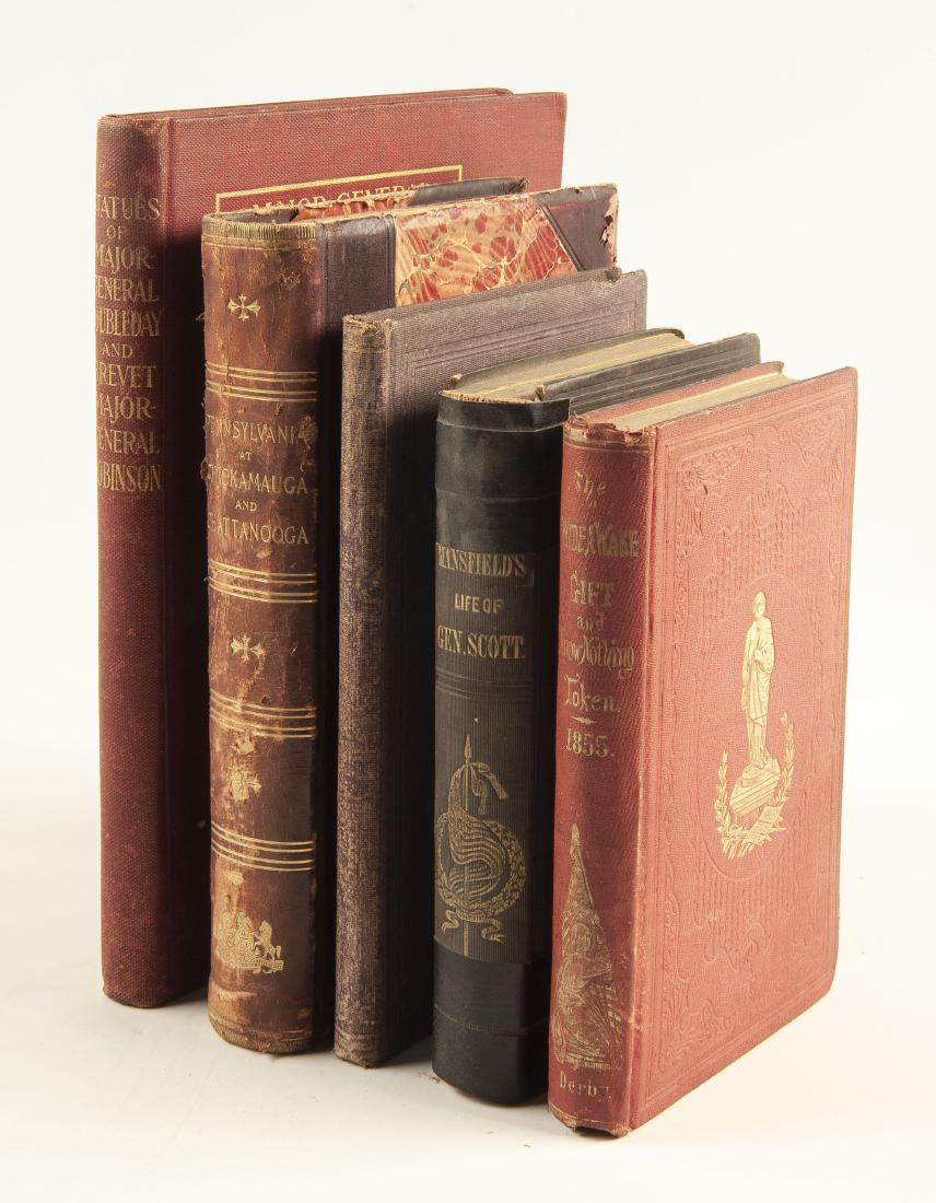 5 19th Century Civil War Books (1 of 8)