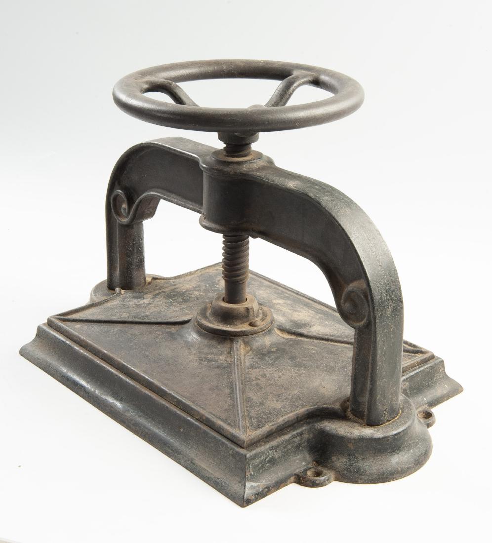 Antique Cast Iron Book Press (1 of 4)