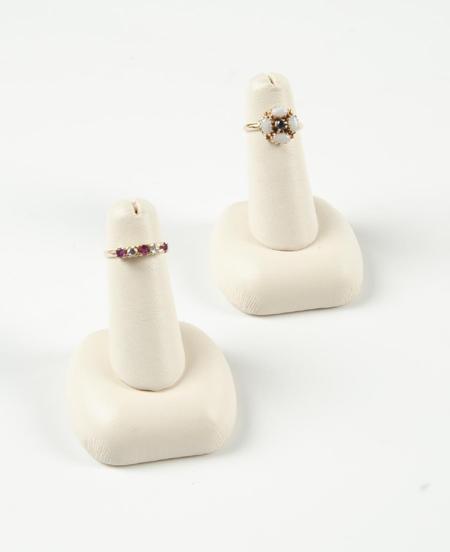 2 14K and Gemstone Rings (1 of 2)