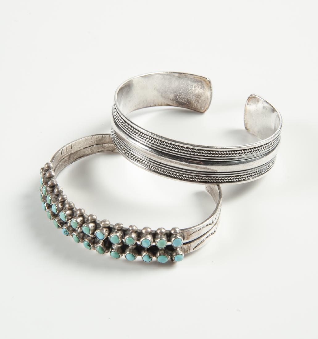 2 Silver Cuff Bracelets (1 of 2)