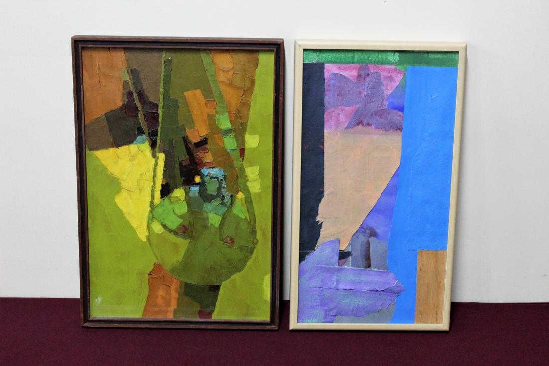 2 Robert Klein Modern Oil Paintings (1 of 1)