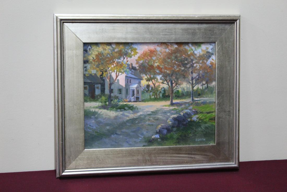 S. Letven "Old School House Warrington" Painting (1 of 3)