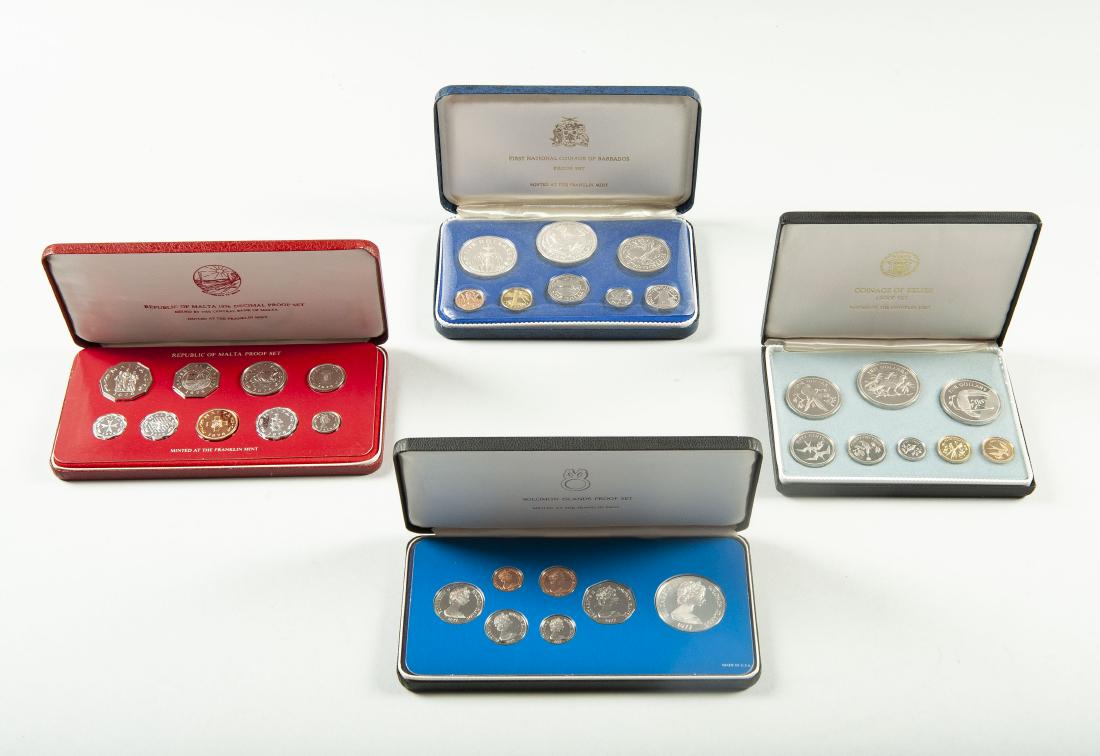 4 Franklin Mint Proof Sets (1 of 9)
