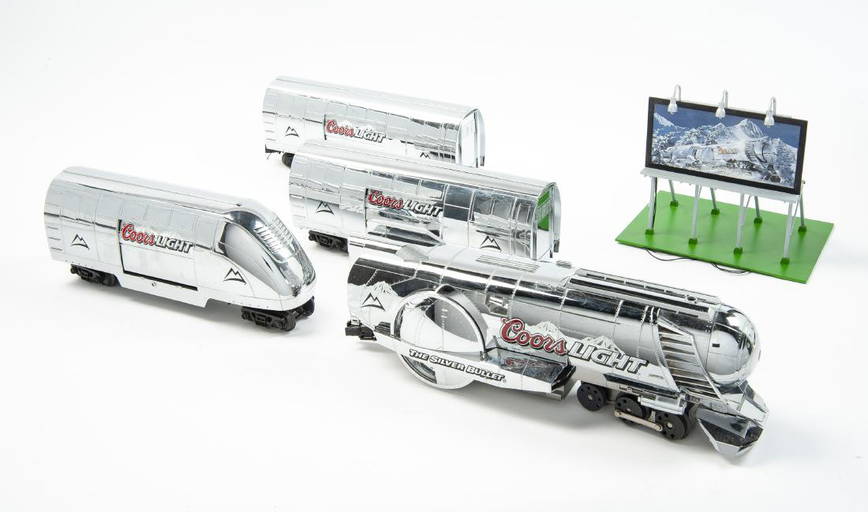 5 Pc Mth Coors Light Silver Bullet Train Set