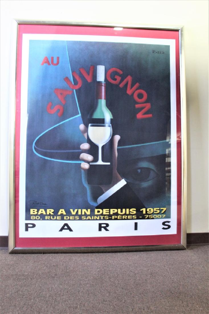 "BAR A VIN DEPUIS 1957" Razzia Poster (1 of 1)