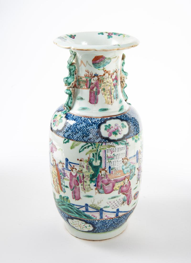 Baluster Form Chinese Export Vase (1 of 8)