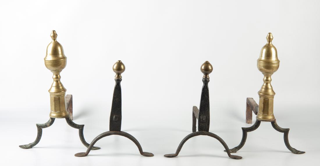 2 Sets Early Andirons (1 of 6)