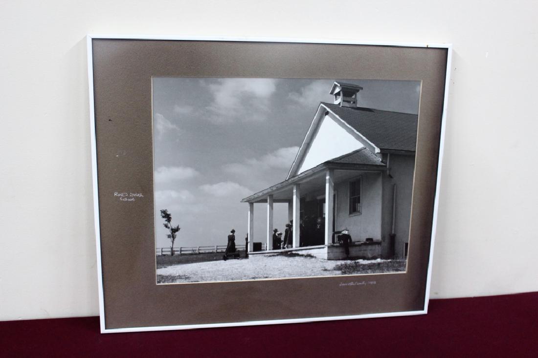 W. Beusai Ronks Amish School 4/400 Photo: MEASUREMENTS: 20-1/2" high x 24-1/2" wide.