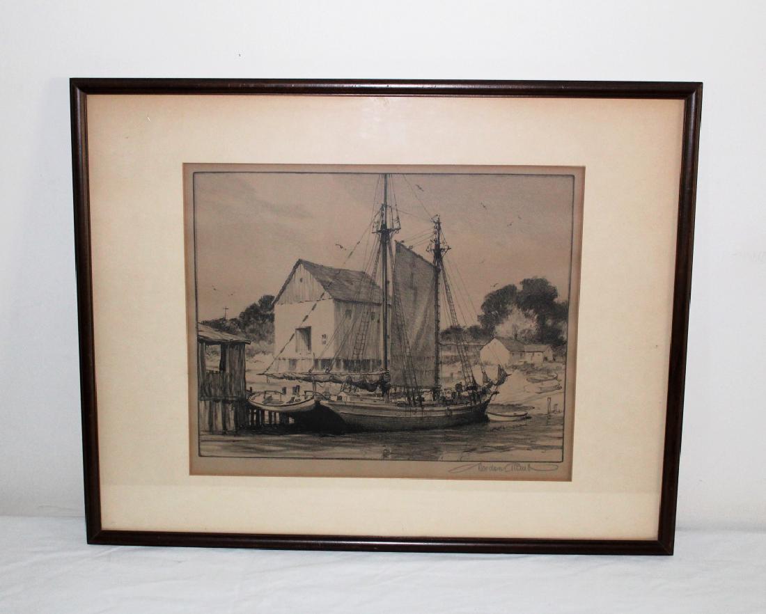 Gordon Grant "Old Coaster" Lithograph (1 of 3)