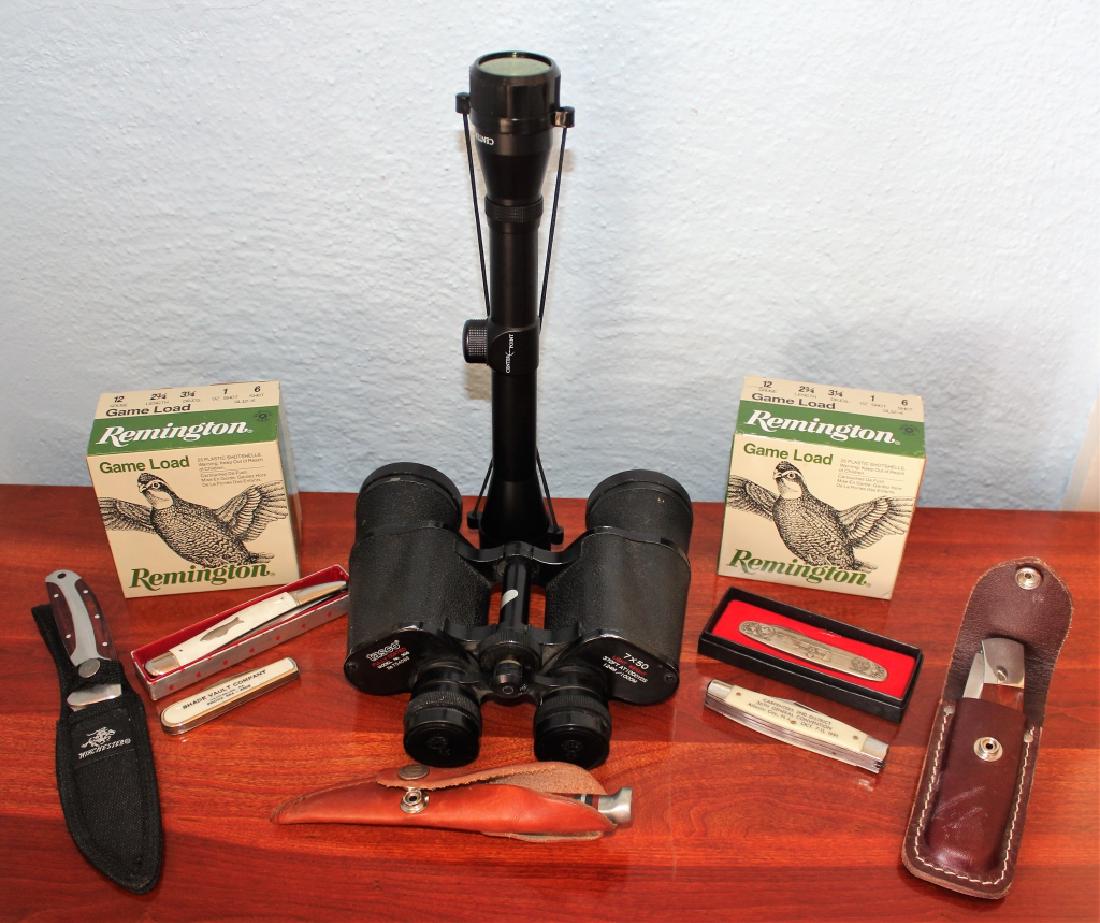 11 Pcs Sporting/Game incl Case+Winchester Knives (1 of 2)