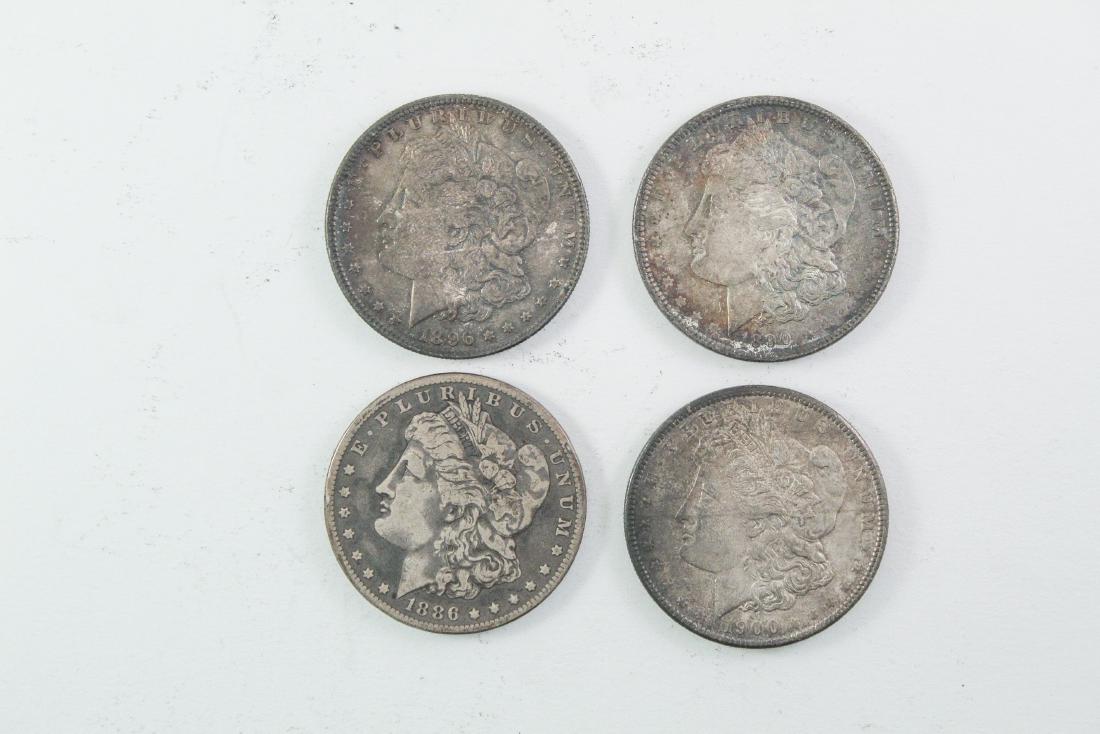 4 Morgan Silver Dollars (1 of 2)