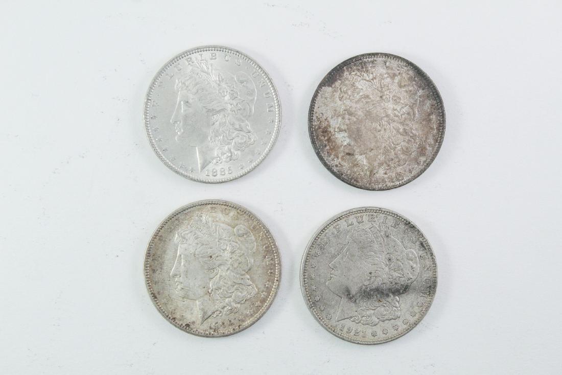 4 Morgan Silver Dollars (1 of 2)