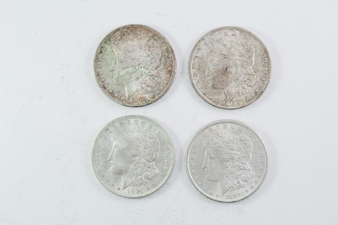 4 Morgan Silver Dollars (1 of 2)
