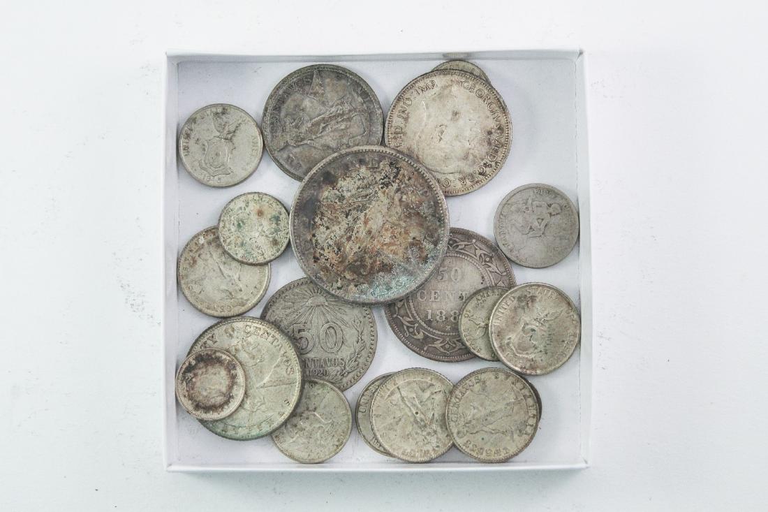 21 Pcs Foreign Silver (1 of 1)