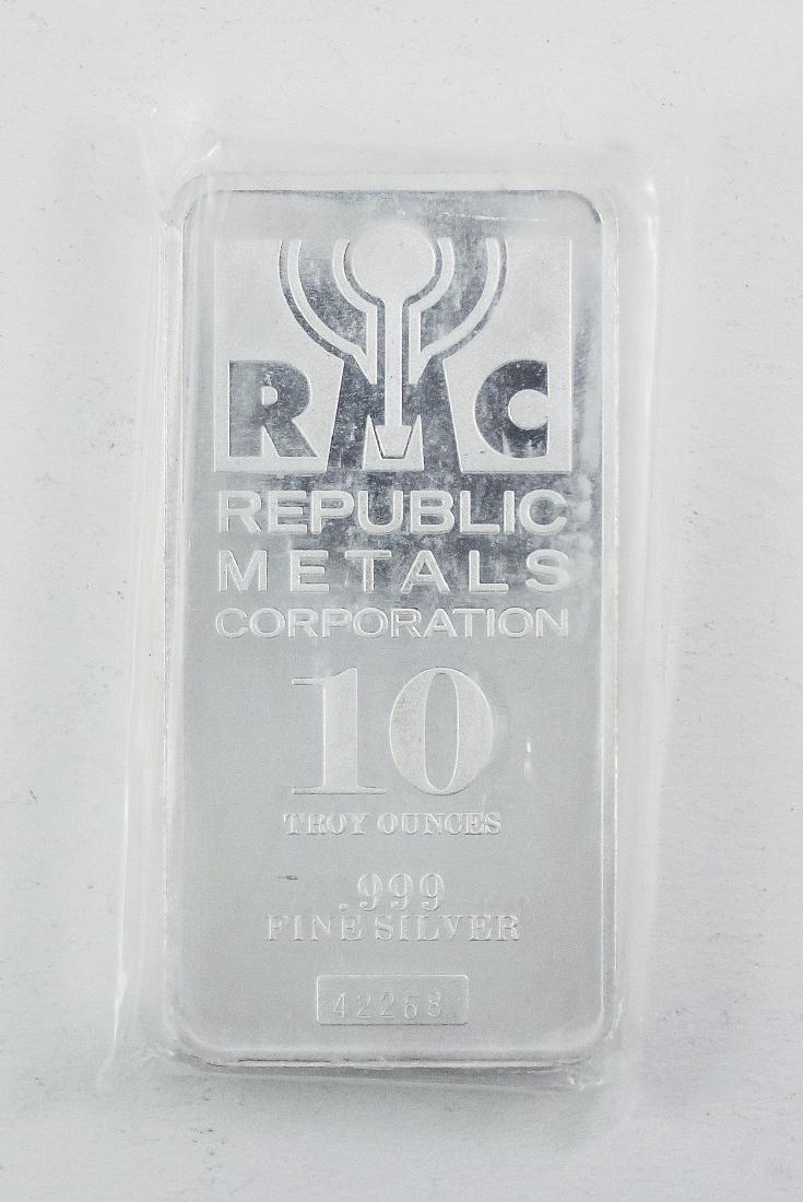 10 Oz .999 Silver Bar (1 of 1)