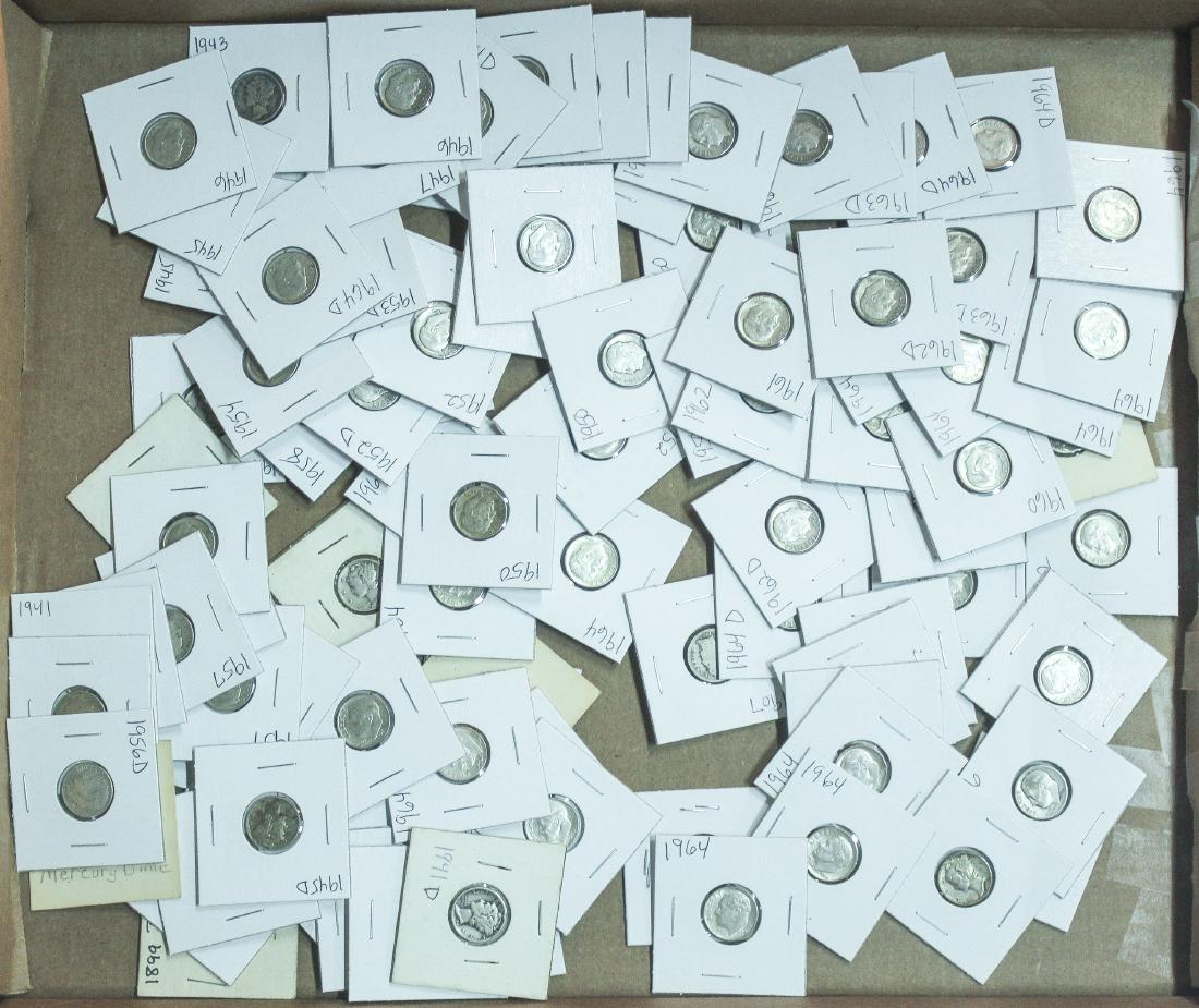 101 US Silver Dimes (1 of 1)