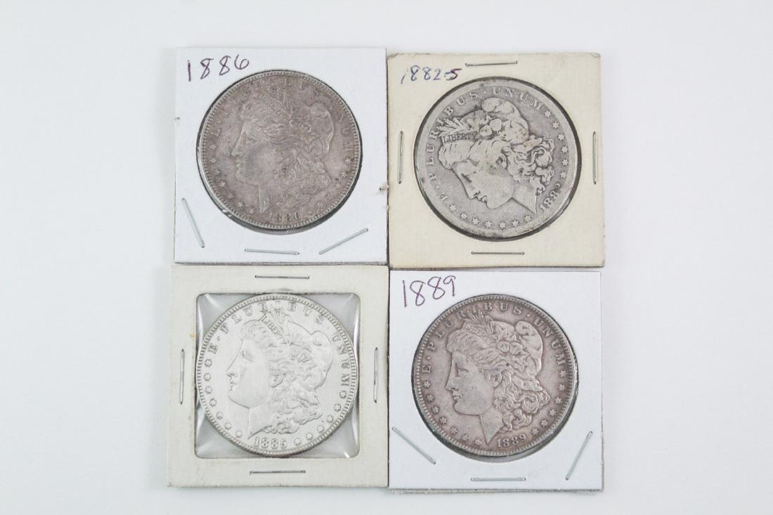 4 Morgan Silver Dollars (1 of 2)