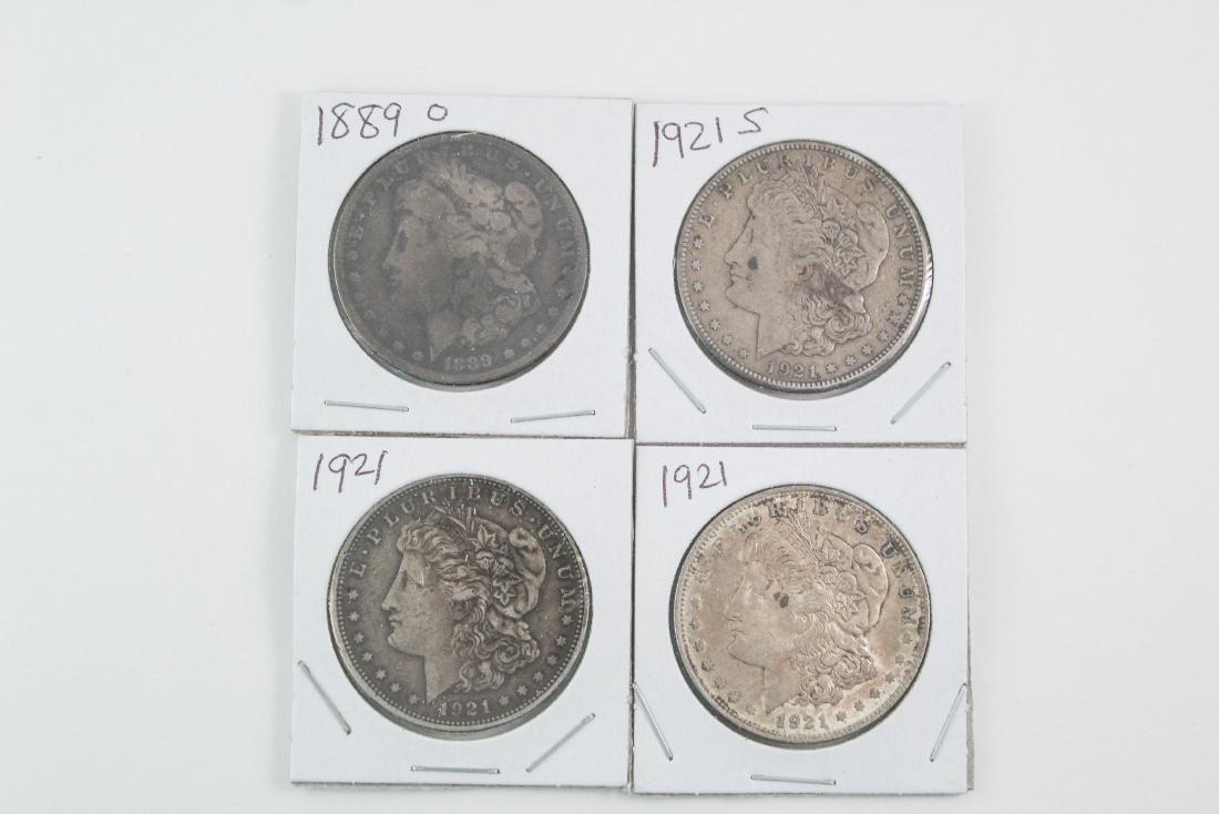 4 Morgan Silver Dollars (1 of 2)