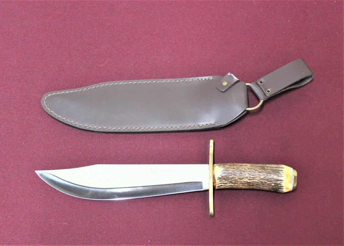 Hen and Rooster Bowie Knife with Original Box (1 of 3)