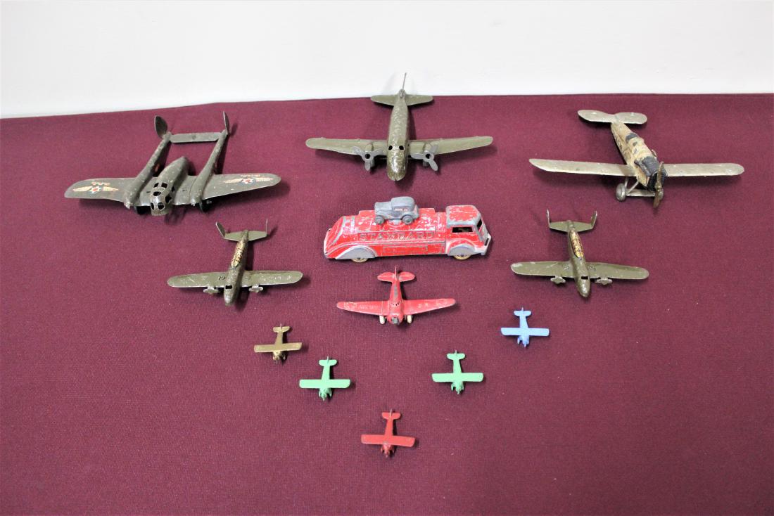 Metal Planes and Tootsietoy Truck (1 of 1)