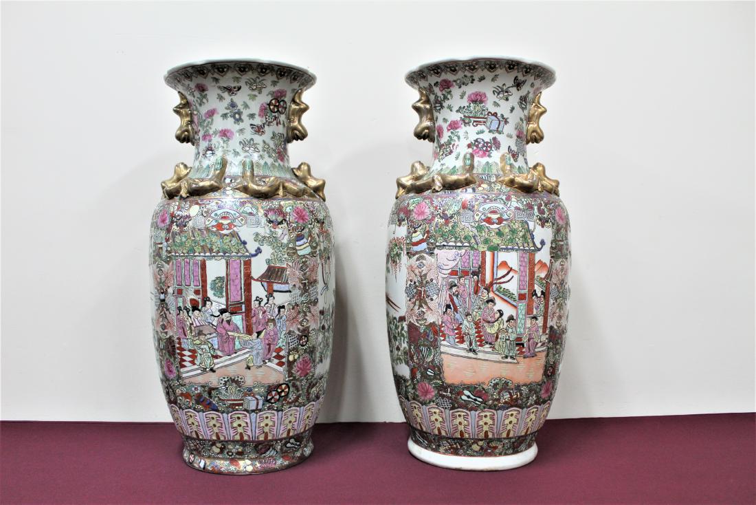 Pair of Asian Floor Vases (1 of 1)