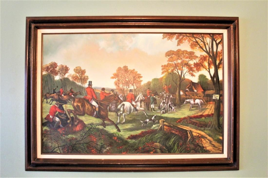 Ott Fox Hunt Painting (1 of 2)