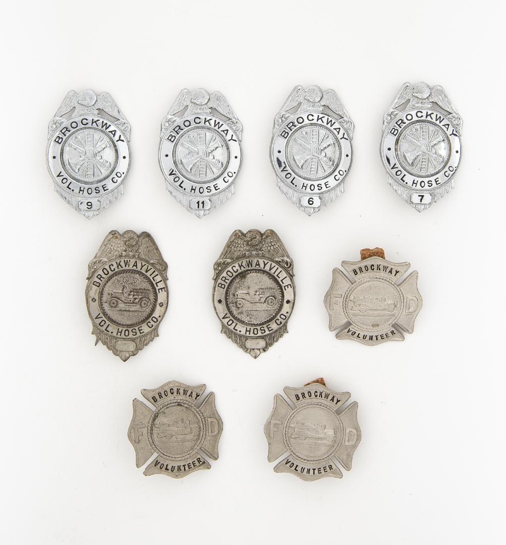 9 Fireman Badges (1 of 1)