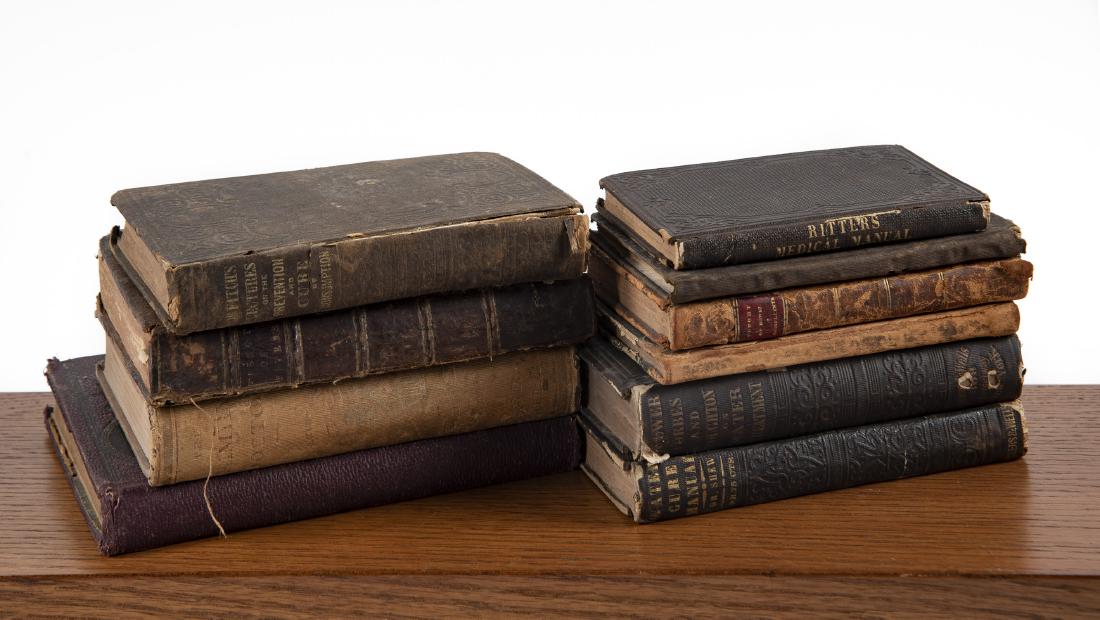 10 18th & 19th Century Medical Books: DESCRIPTION: Ten 18th and 19th century medical books. Includes: 1) "The Water-Cure Manual". Joel Shew. Fowlers and Wells, 1851. HB. 2) "Bulwer, Forbes, and Houghton on the Water-Treatment". Roland S. 