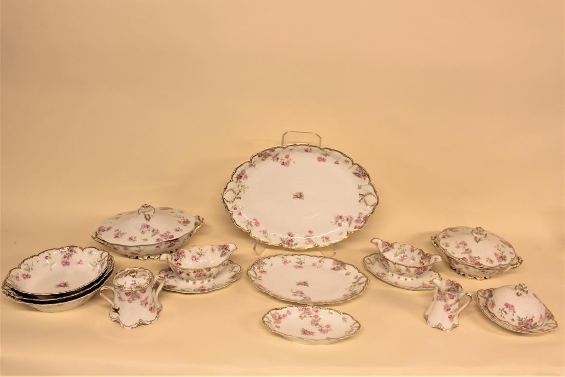 13 "Rose" by Haviland Limoges Serving Pcs (1 of 3)