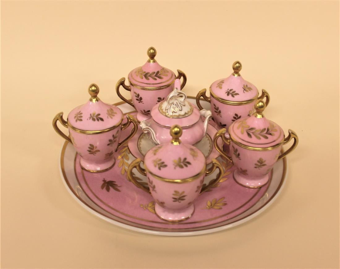 7 Pc Portuguese Pot De Creme Set (1 of 2)