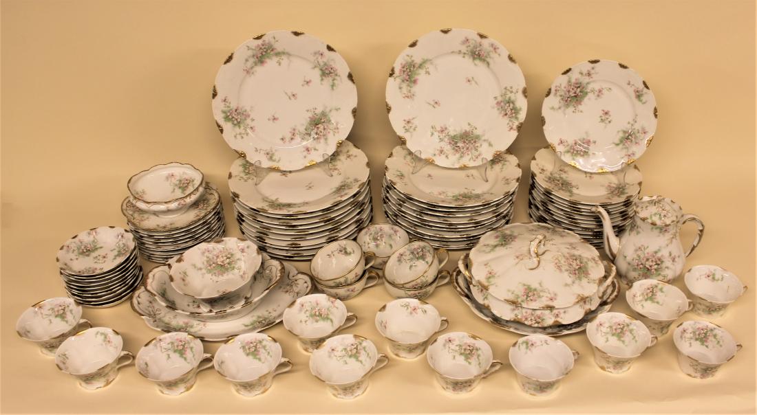 80 Pcs "Apple Blossom" by Limoges China (1 of 4)