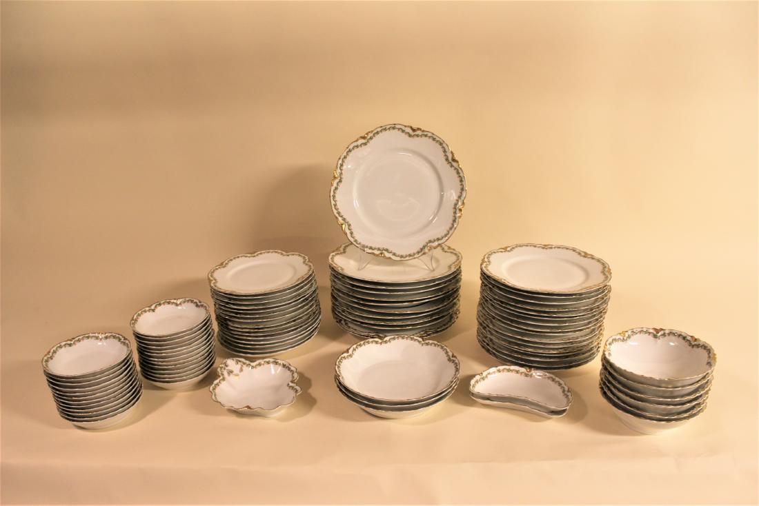 80 Pcs "Clover Leaf" Limoges China (1 of 3)