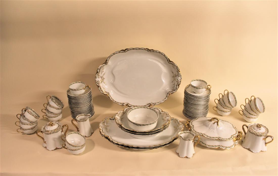 72 Pcs "Clover Leaf' by Haviland & Co Limoges (1 of 3)