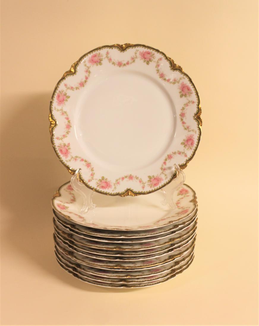 12 Haviland & Co Limoges Dinner Plates (1 of 2)