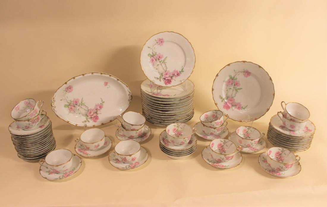68 Pcs "Baltimore Rose" by Limoges China (1 of 3)