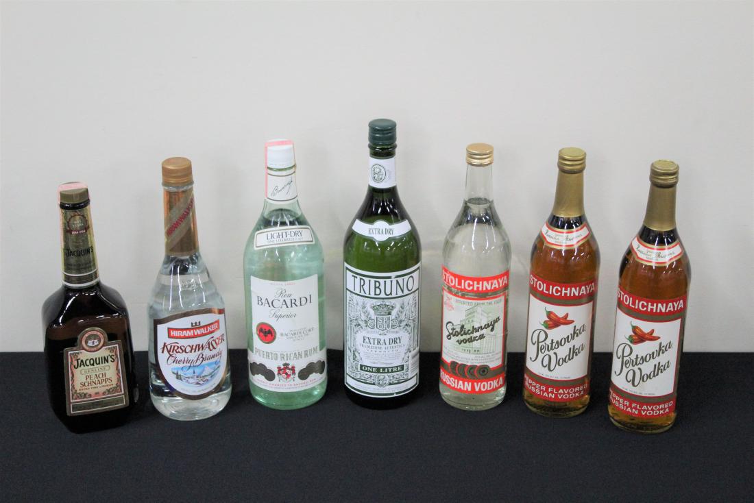 7 Bottles of Estate Alcohol: Including Vodka, Rum and Brandy. This lot cannot be shipped. Must be picked up at 1500 Paxton St. Harrisburg, PA 17104.