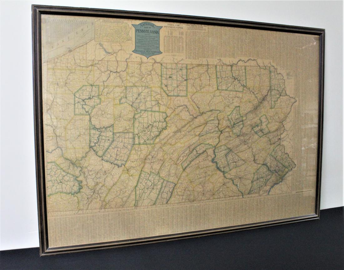 National Map of Pennsylvania (1 of 2)